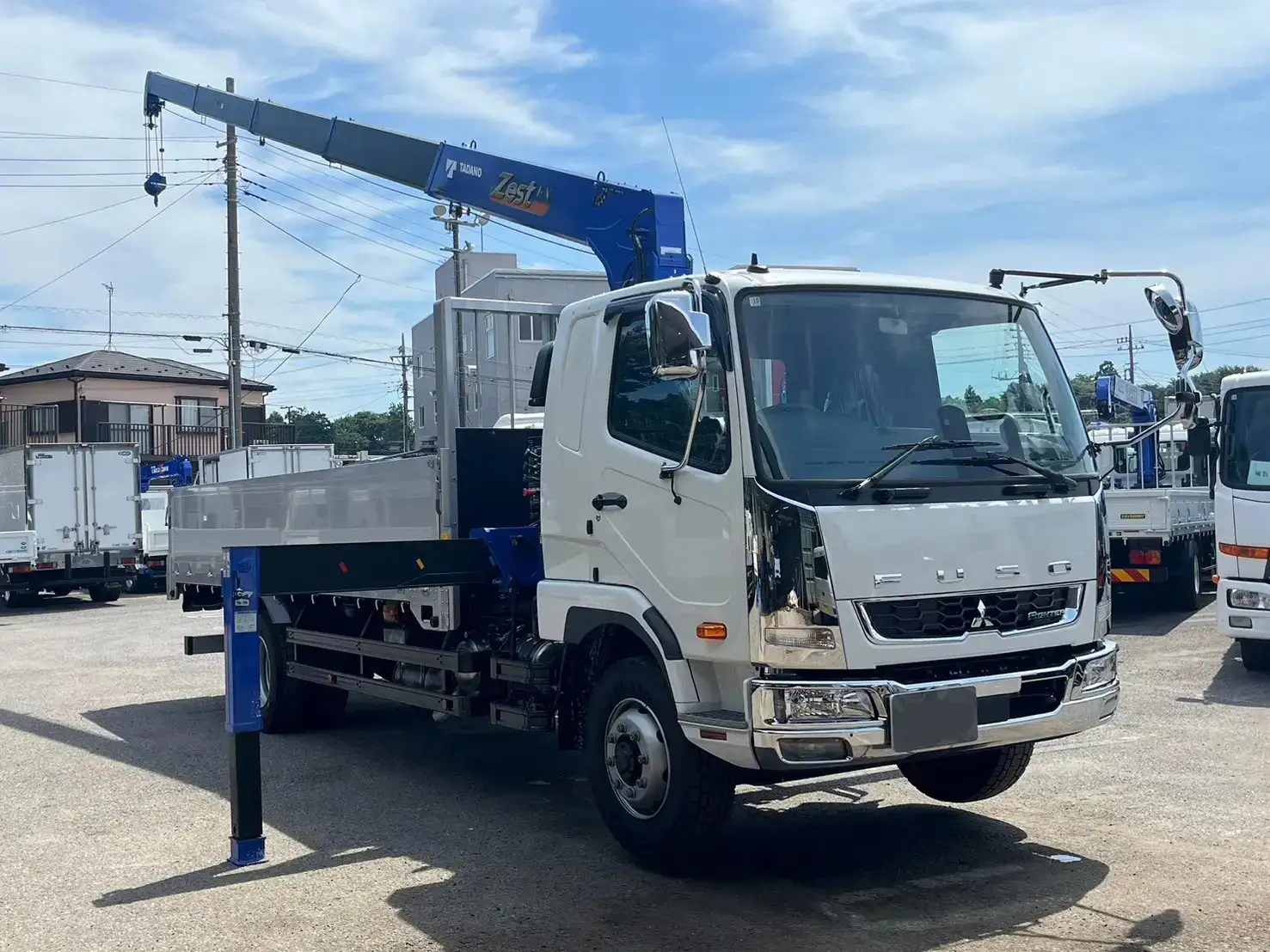 三菱 ファイター 中型/増トン クレーン付 アルミブロック 5段の中古トラック画像2