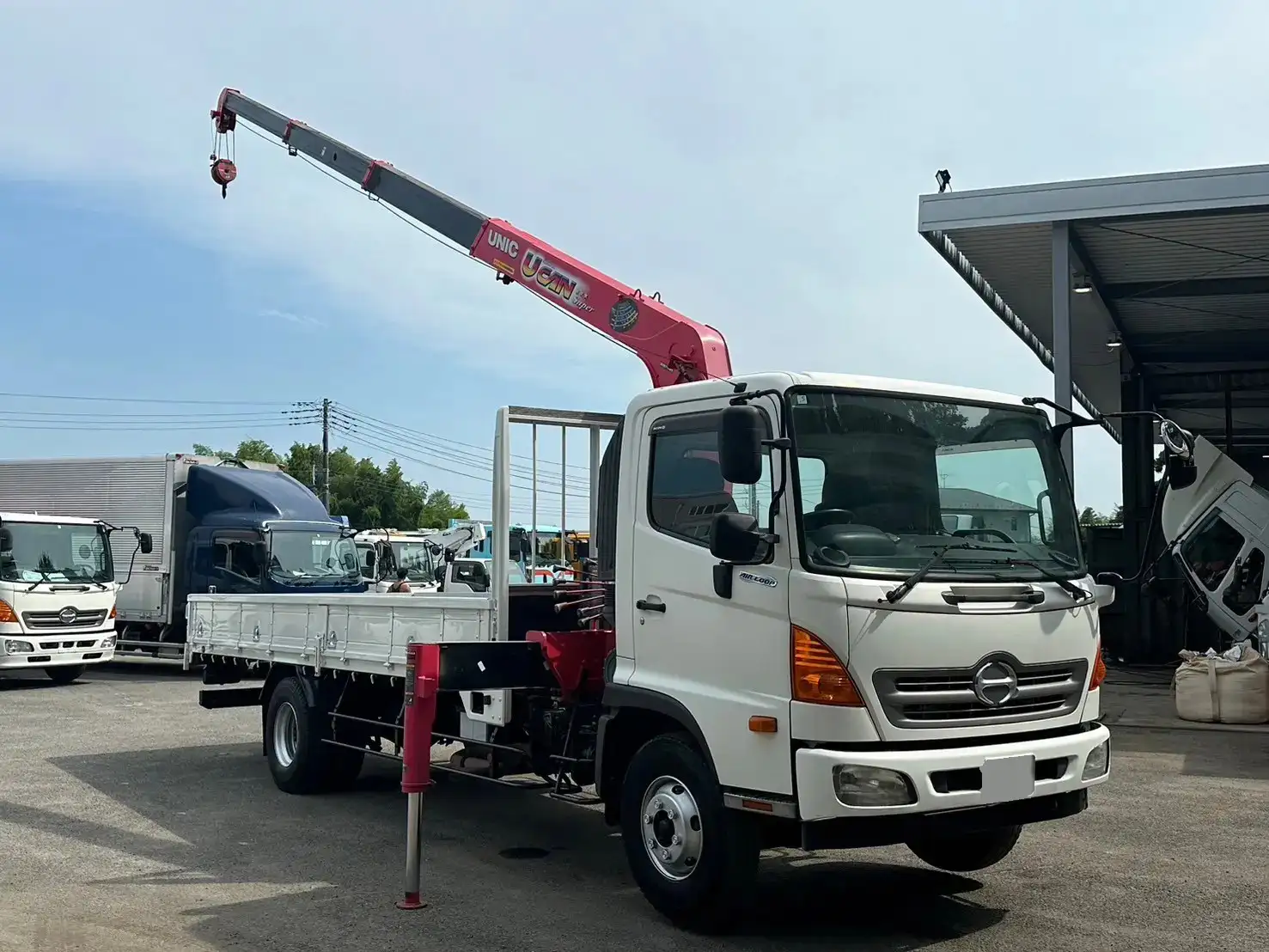 日野 レンジャー 中型/増トン クレーン付 4段 ラジコンの中古トラック画像2