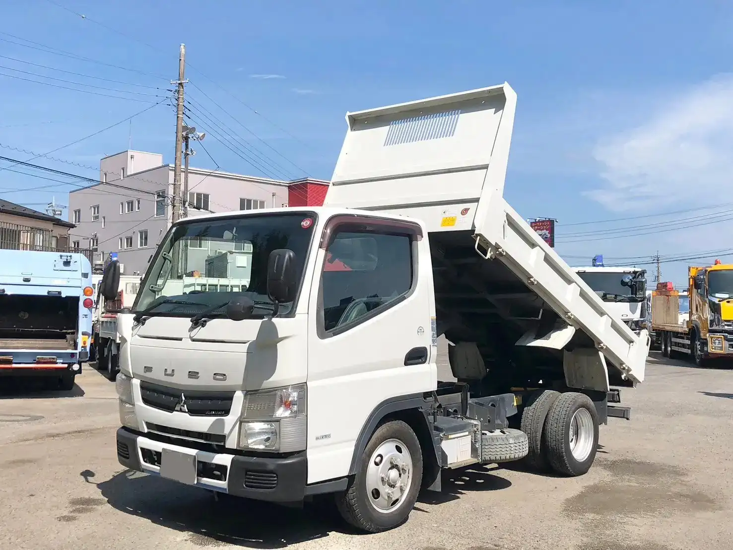 三菱 キャンター 小型 ダンプ 強化 TKG-FBA60の中古トラック画像1