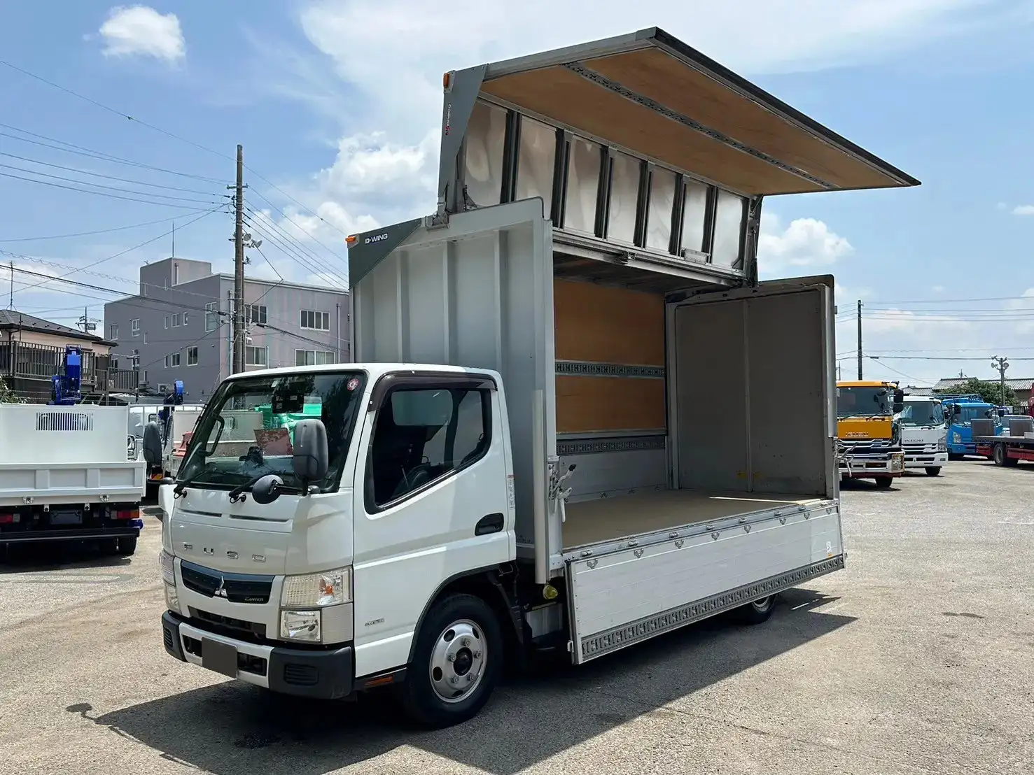 三菱 キャンター 小型 ウイング TPG-FEA50 H30の中古トラック画像11