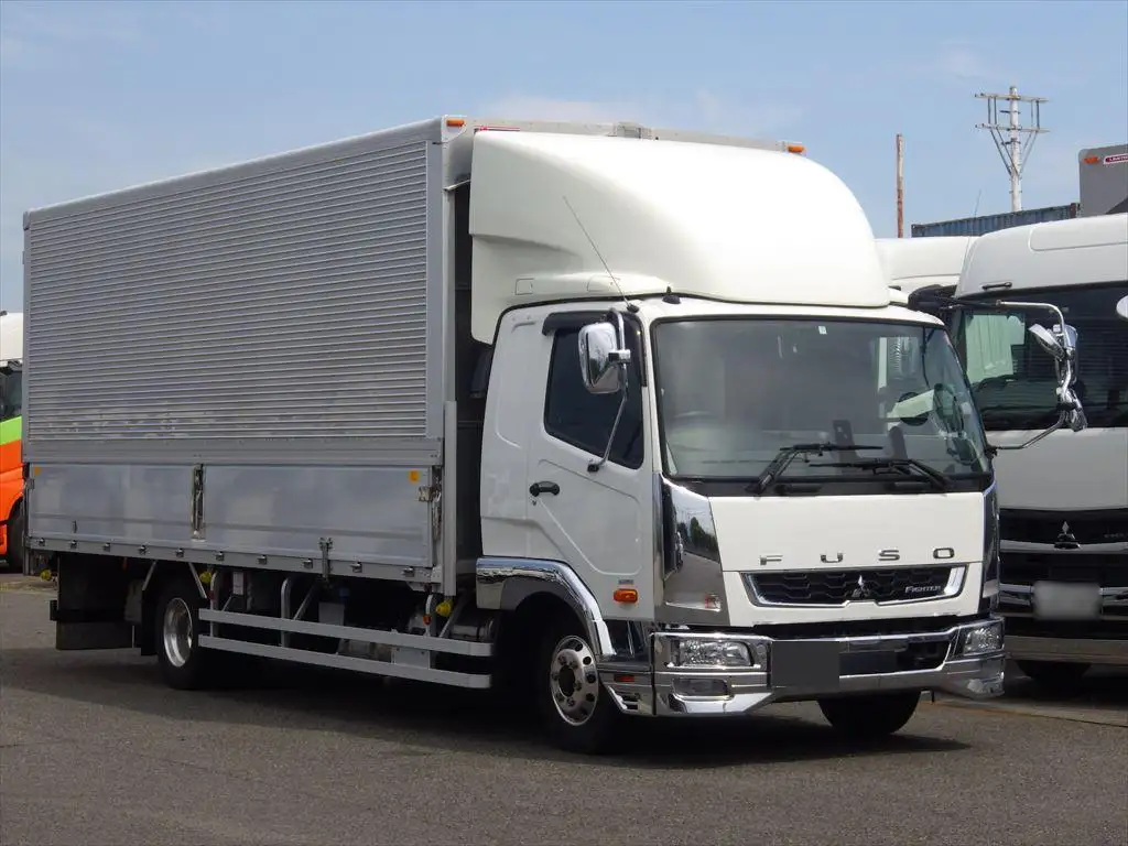 三菱 ファイター 中型/増トン ウイング エアサス ベッドの中古トラック画像2