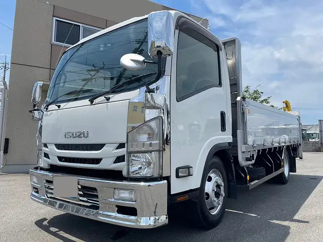 いすゞ エルフ 小型 平ボディ パワーゲート アルミブロック の中古トラック【車両No.169542】