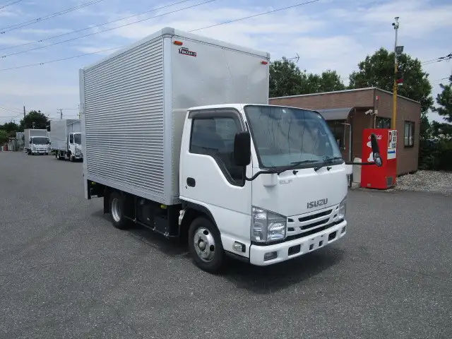 いすゞ エルフ 小型 アルミバン パワーゲート TRG-NJR85ANの中古トラック画像2