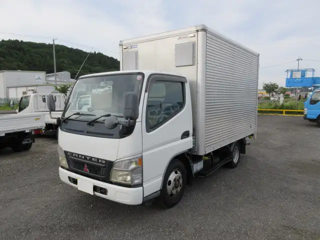 三菱 キャンター 小型 アルミバン 3枚観音 KK-FE70CBの中古トラック画像1