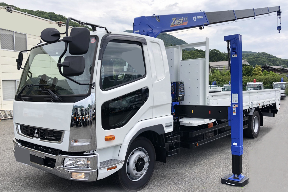 三菱 ファイター 中型/増トン 車両重機運搬 セルフローダー 2KG-FK62FZ