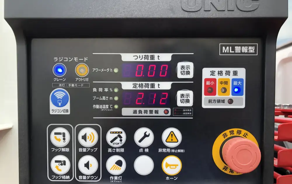 三菱 ファイター 中型/増トン 車両重機運搬 5段クレーン ラジコンの中古トラック画像7