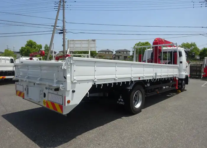 三菱 ファイター 中型/増トン 車両重機運搬 4段クレーン ラジコンの中古トラック画像2