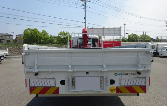 三菱 ファイター 中型/増トン 車両重機運搬 4段クレーン ラジコンの中古トラック画像4