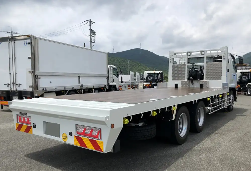 三菱 ファイター 中型/増トン 車両重機運搬 ウインチ ベッドの中古トラック画像2