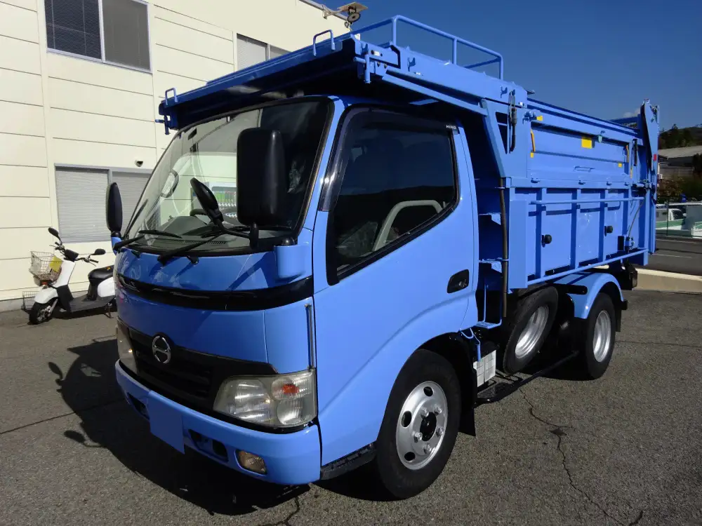 日野 デュトロ 小型 ダンプ 土砂禁 ローダーの中古トラック画像1