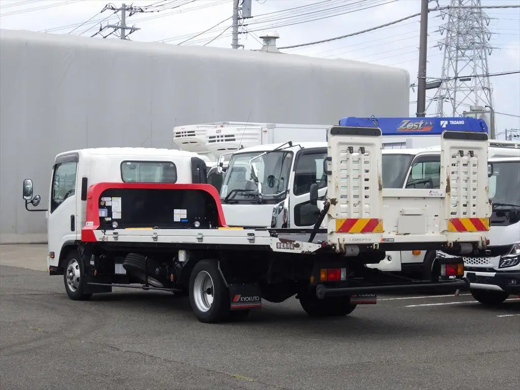 いすゞ エルフ 小型 車両重機運搬 ラジコン ウインチの中古トラック画像5