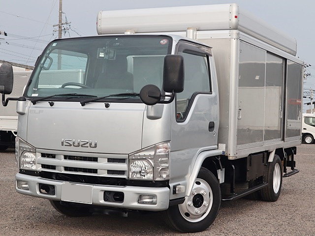 いすゞ エルフ 小型 アルミバン セミロング TKG-NKR85N