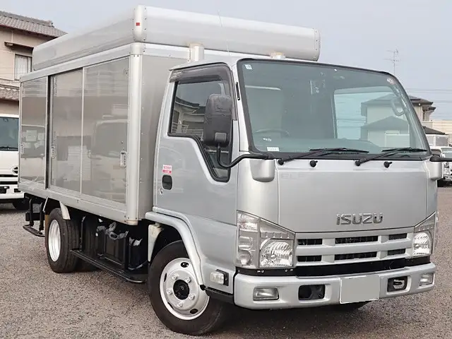 いすゞ エルフ 小型 アルミバン ボトルカー TKG-NKR85Nの中古トラック画像2