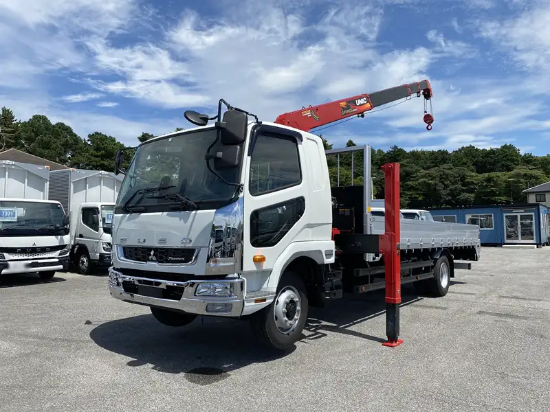 三菱 ファイター 中型/増トン クレーン付 アルミブロック 4段の中古トラック画像1