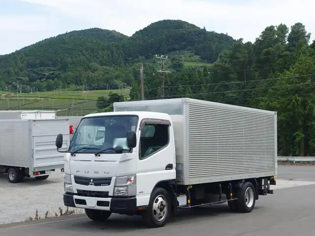 三菱 キャンター 小型 アルミバン パワーゲート TKG-FEA50の中古トラック画像1