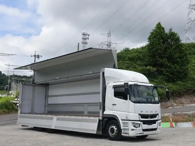 三菱 スーパーグレート 大型 ウイング 床鉄板 エアサス の中古トラック【車両No.170262】