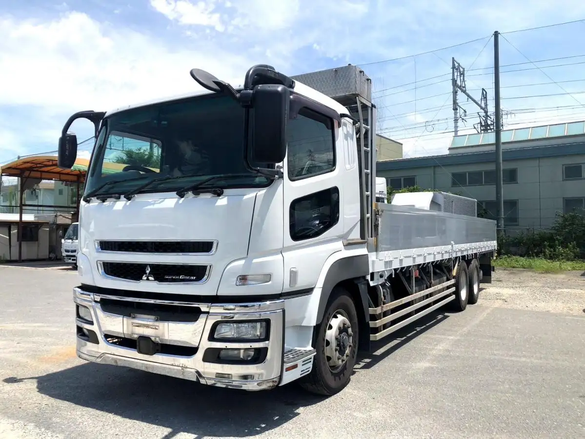 三菱 スーパーグレート 大型 平ボディ アルミブロック エアサス の中古トラック【車両No.169849】