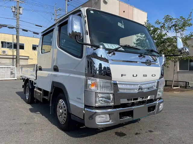 三菱 キャンター 小型 平ボディ Wキャブ TPG-FBA00の中古トラック画像2