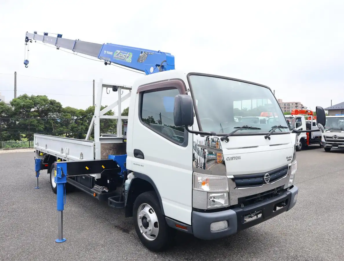 日産 アトラス 小型 クレーン付 床鉄板 6段の中古トラック画像2
