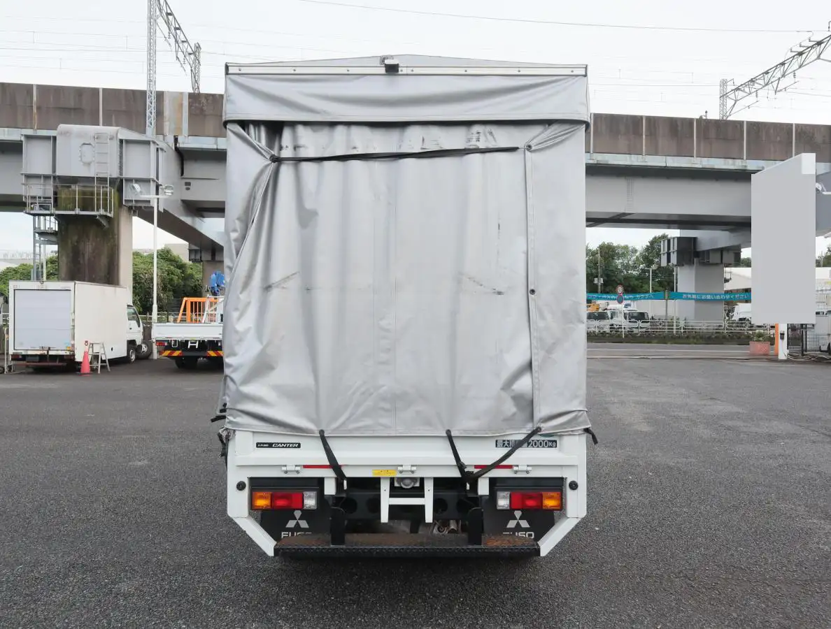 三菱 キャンター 小型 平ボディ 幌 床鉄板の中古トラック画像4