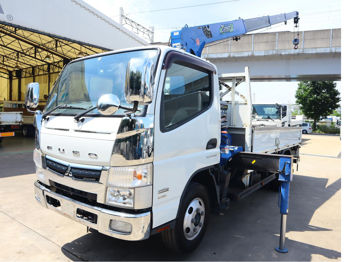 三菱 キャンター 小型 クレーン付 標準ロング TPG-FEA50