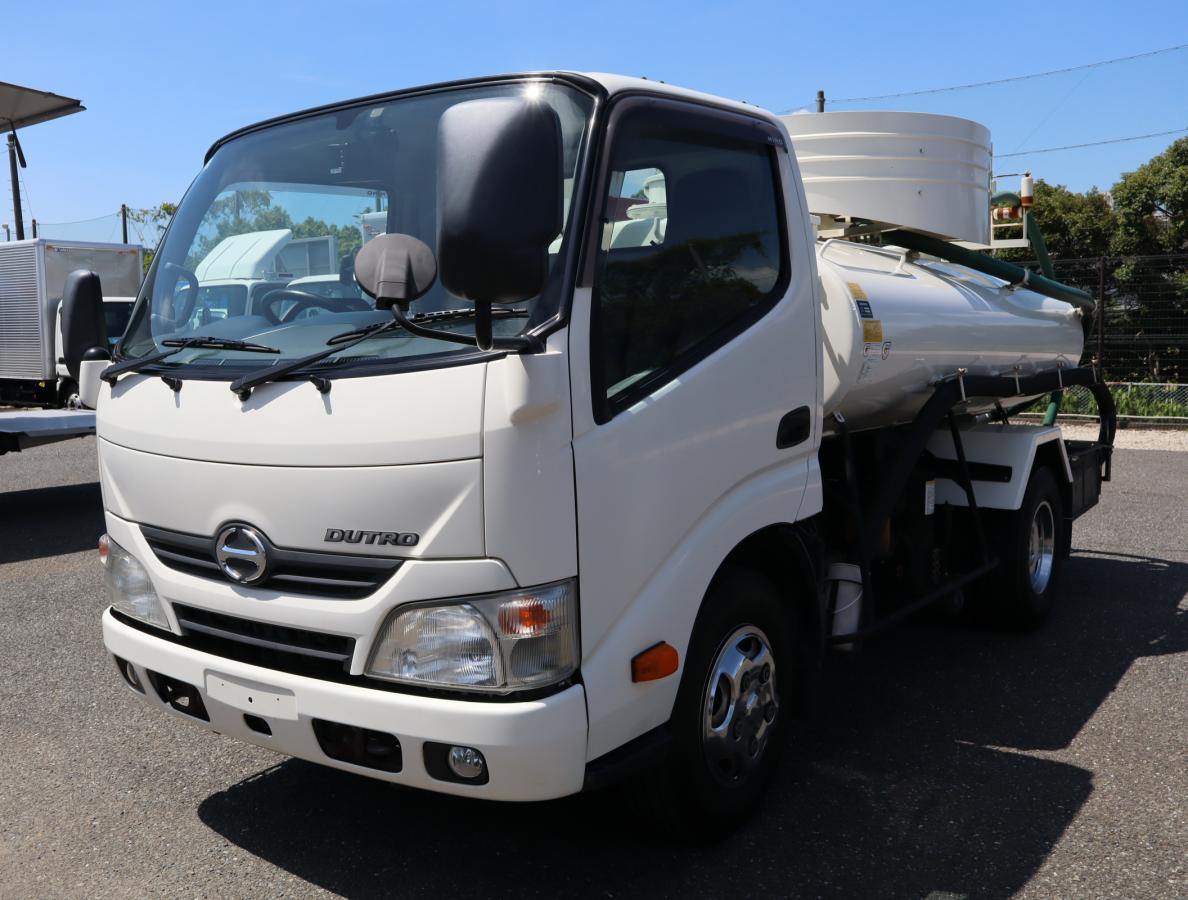 日野 デュトロ 小型 タンク車 バキューム TKG-XZU600E