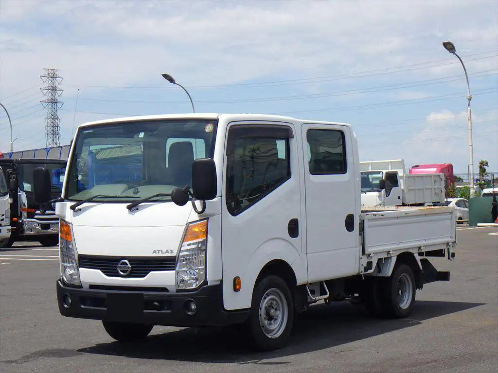 日産 アトラス 小型 平ボディ Wキャブ CBF-SQ2F24 の中古トラック【車両No.170371】