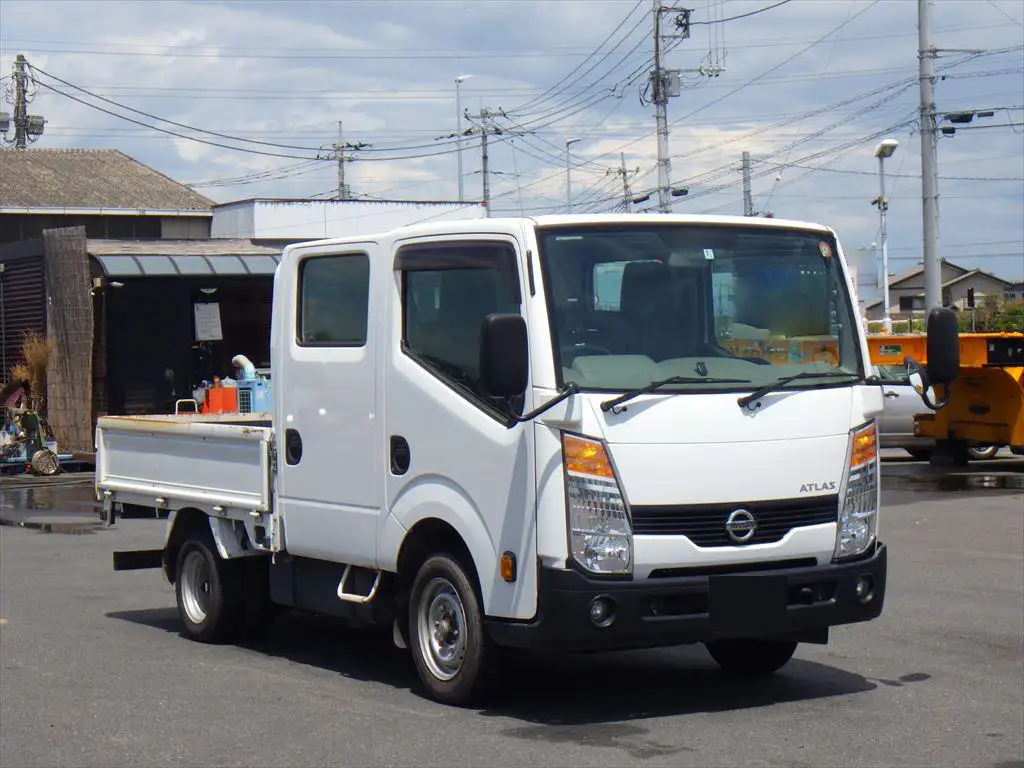 日産 アトラス 小型 平ボディ Wキャブ CBF-SQ2F24の中古トラック画像2