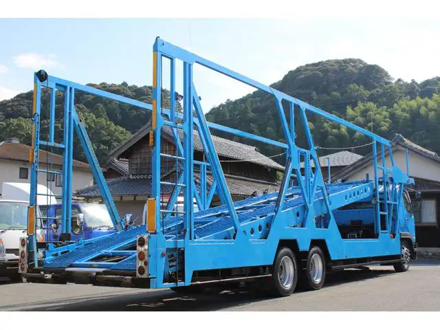 三菱 ファイター 中型/増トン 車両重機運搬 ウインチ ベッドの中古トラック画像2