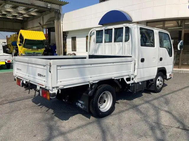 いすゞ エルフ 小型 平ボディ Wキャブ TRG-NJR85Aの中古トラック画像2