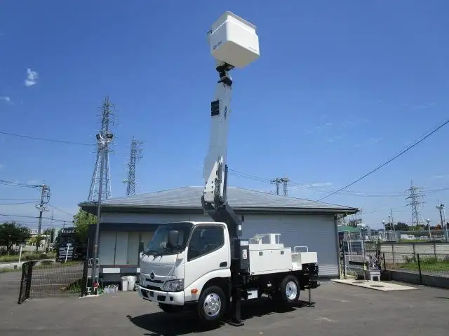 日野 デュトロ 小型 高所・建柱車 高所作業車 電工仕様｜画像1