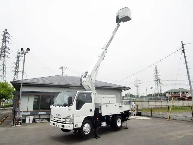 いすゞ エルフ 小型 高所・建柱車 高所作業車 電工仕様の中古トラック画像6