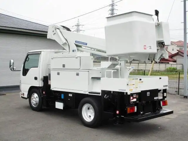 いすゞ エルフ 小型 高所・建柱車 高所作業車 電工仕様の中古トラック画像4