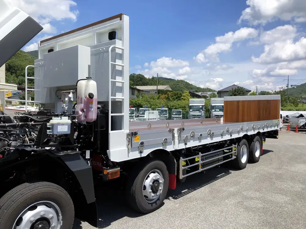 三菱 スーパーグレート 大型 車両重機運搬 ウインチ ベッドの中古トラック画像6