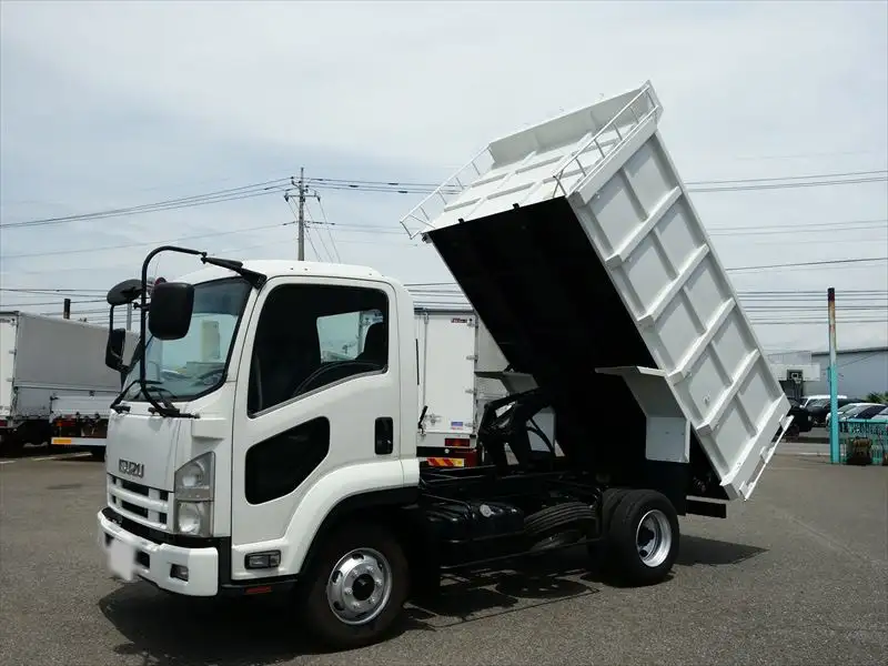 いすゞ フォワード 中型/増トン ダンプ 土砂禁 ステンレス張りの中古トラック画像4
