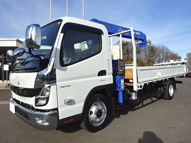 三菱 キャンター 小型 クレーン付 超々ロング PA-FE83DJZ の中古