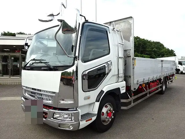 三菱 ファイター 中型/増トン 平ボディ アルミブロック エアサスの中古トラック画像1