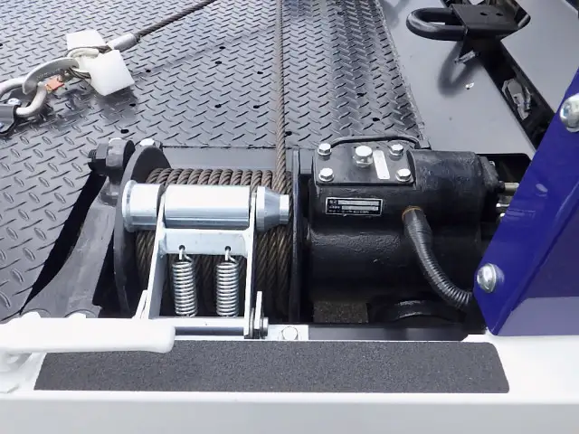 三菱 キャンター 小型 車両重機運搬 ラジコン ウインチの中古トラック画像7