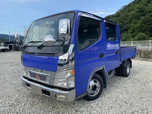 三菱 キャンター 小型 平ボディ Wキャブ CBF-FB700B の中古トラック【車両No.170674】