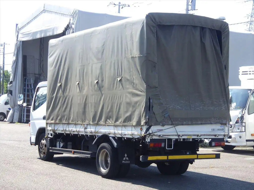三菱 キャンター 小型 平ボディ 幌 TKG-FEA50の中古トラック画像5