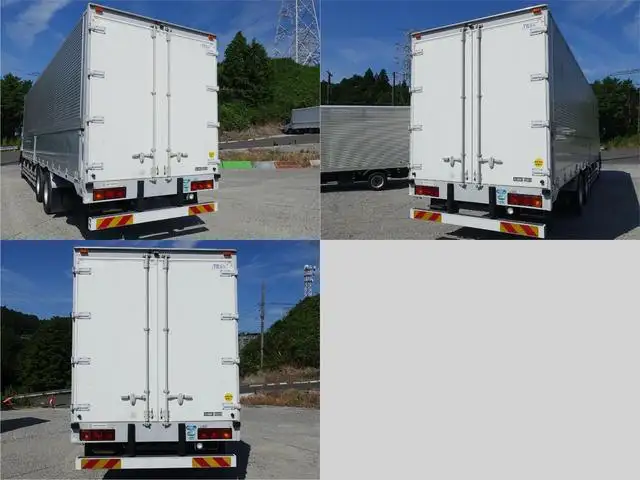 日産UD クオン 大型 ウイング エアサス ベッドの中古トラック画像4