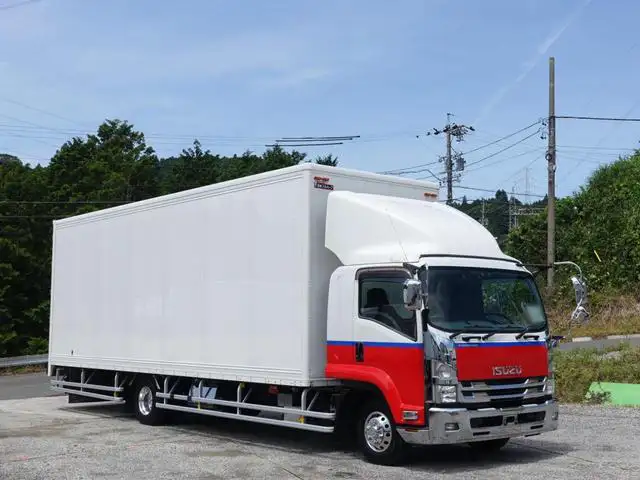 いすゞ フォワード 中型/増トン アルミバン エアサス ベッド の中古トラック【車両No.170814】