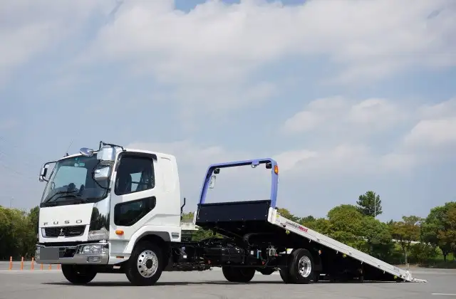 三菱 ファイター 中型/増トン 車両重機運搬 ラジコン ウインチの中古トラック画像5
