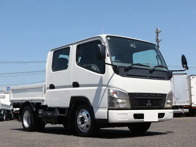 三菱 キャンター 小型 平ボディ Wキャブ PDG-FE70Dの中古トラック画像2