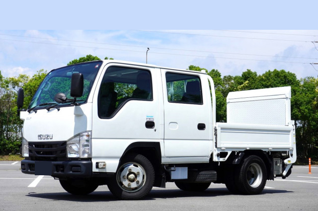 いすゞ エルフ 小型 平ボディ 10尺 TPG-NJR85A