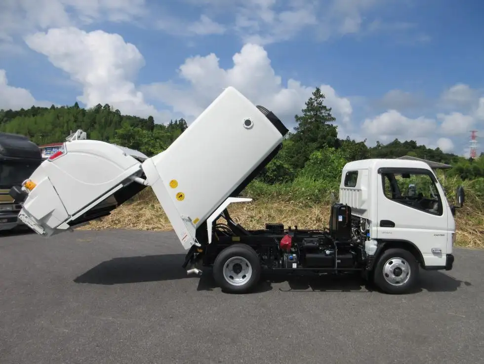 三菱 キャンター 小型 パッカー車 巻き込み式 回転ダンプ式の中古トラック画像6