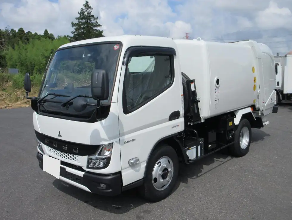 三菱 キャンター 小型 パッカー車 巻き込み式 回転ダンプ式の中古トラック画像1