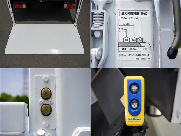 日産 バネット 小型 平ボディ パワーゲート ABF-SKP2LNの中古トラック画像12