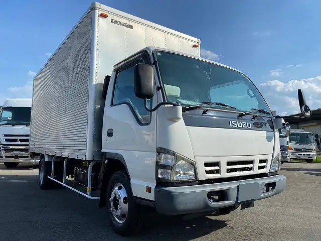いすゞ エルフ 小型 アルミバン PA-NPR81N H18の中古トラック画像2