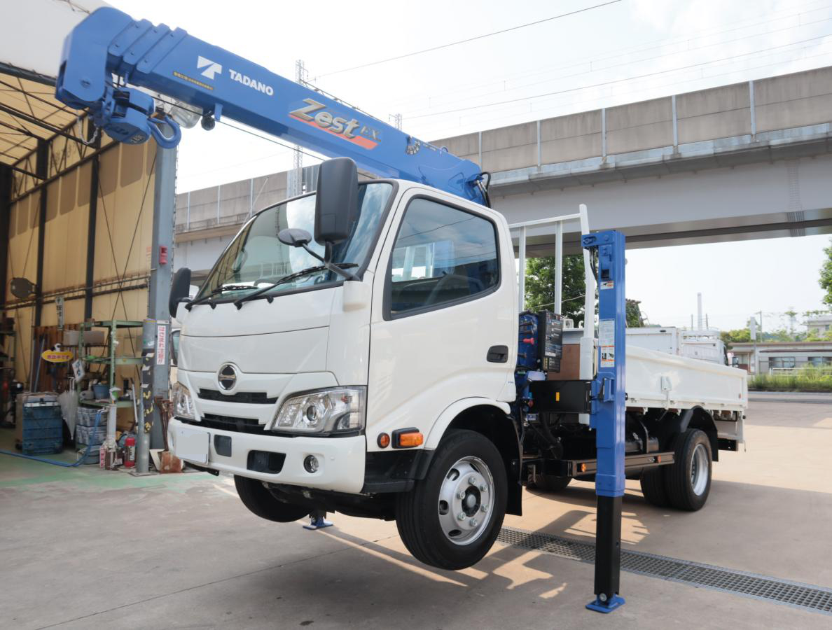 日野 デュトロ 小型 車両重機運搬 セルフローダー 2PG-XZU652F